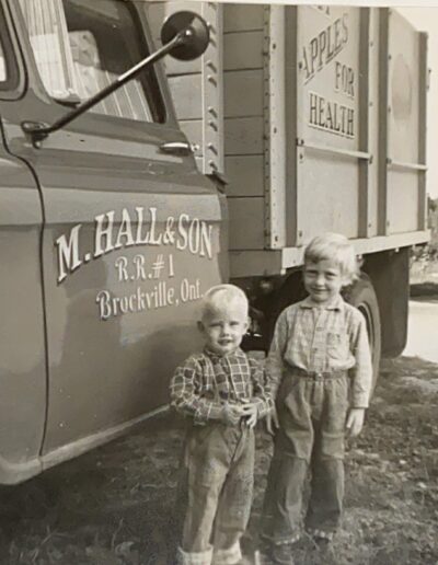The early year when Halls Apple Market was M Hall and Son